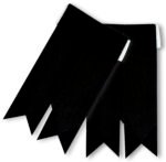flashes for kilt Black tartan