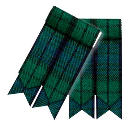 flashes for kilt blackwatch tartan