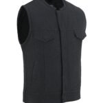Cotton canvas vest side