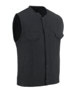 Cotton canvas vest side