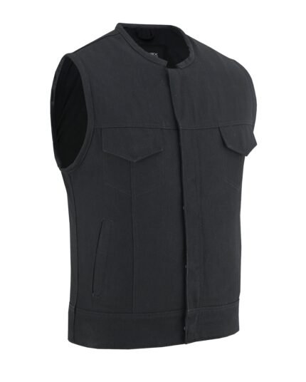 Cotton canvas vest side