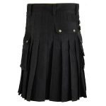Black Cotton Kilt - Image 2