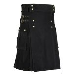 Black Cotton Kilt - Image 4