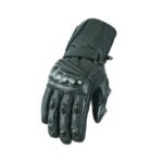 gearx motorcycle leather gloves thermal water poof abrasion resistant ce certified knuckle protector reflective