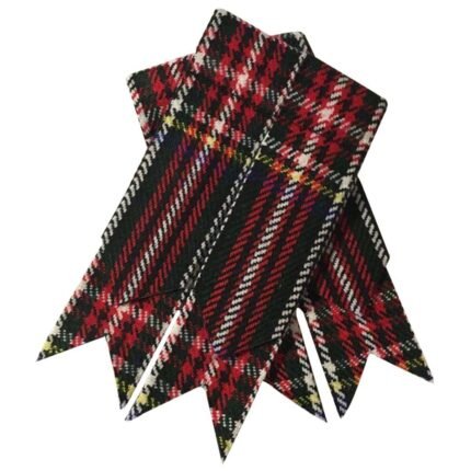 flashes for kilt black stewart tartan