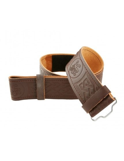 Hamilton kilts brown leather belt