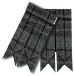 flashes for kilt grey tartan