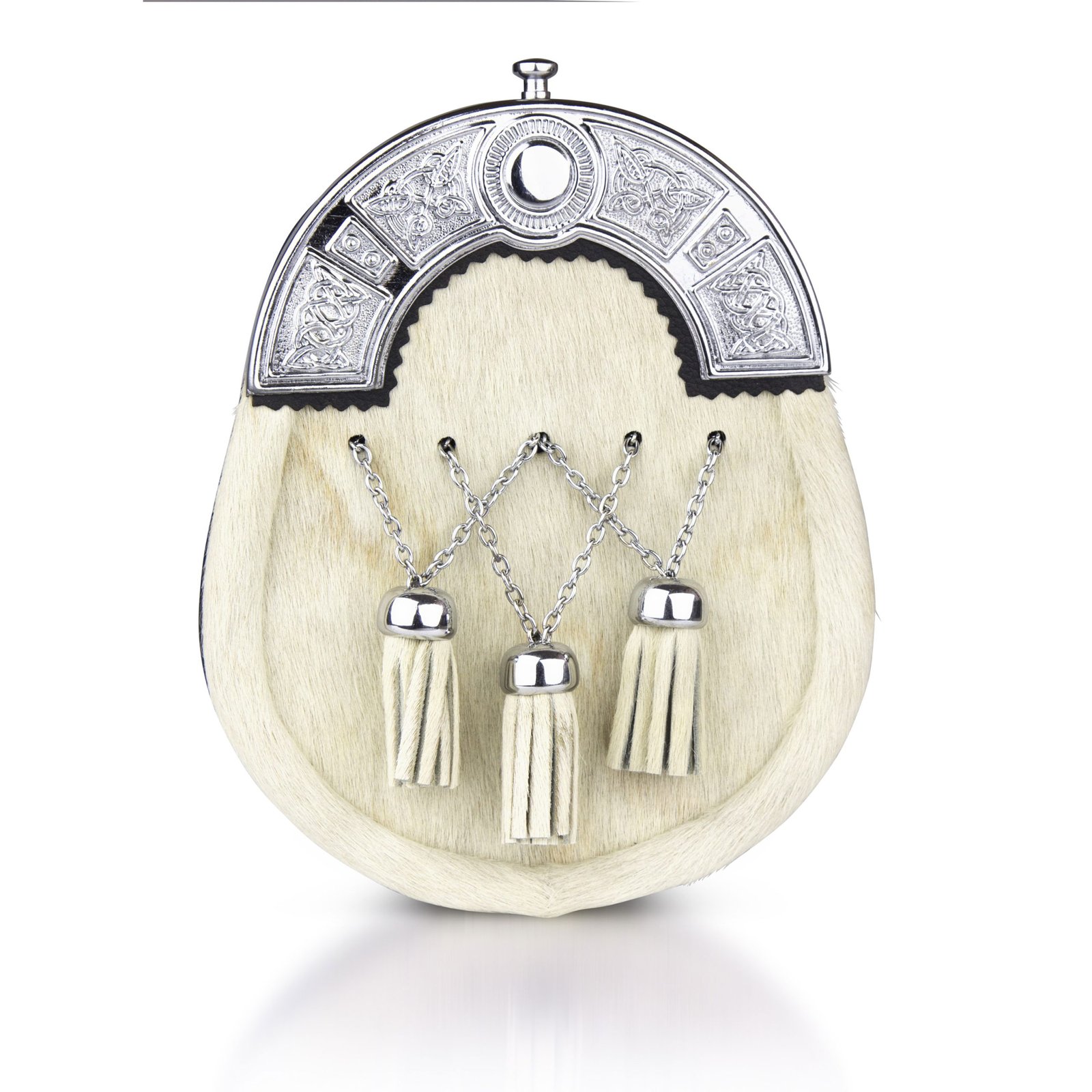 _MG_0703 Cantle Sporran White - Image 1