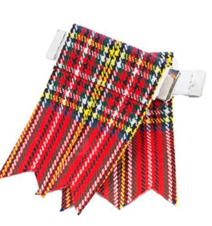 flashes for kilt Royal stewart tartan