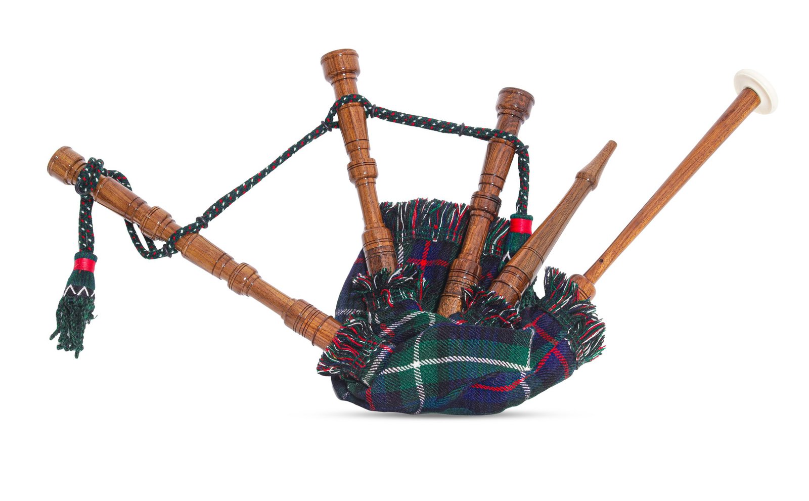 Hamilton kilts Mini Bagpipe Playable Cord Beginners Souvenir Gift Decorative fun play Mackenzie tartan kids toy