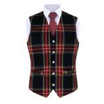 Black Stewart Vest