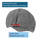 Tweed Hat Black - Image 3