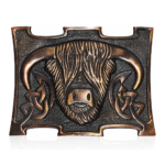 Kilt belt Buckle Bronz Bull