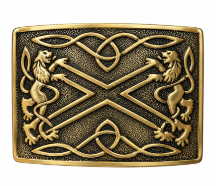 Kilt belt Buckle Antique Saltire