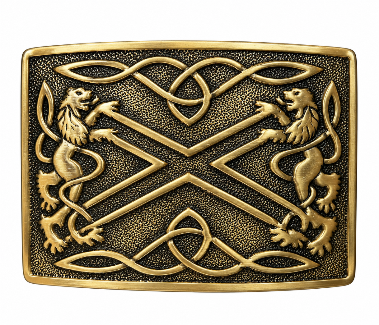 Antique Saltire belt buckle Kilt belt Buckle Antique Saltire - Image 1