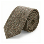 Beige Tweed Tie