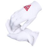 Masonic Glove Red