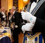Masonic Glove sky blue - Image 3