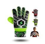 GEARX GOAL KEEPER GLOVE hivis Green kids youth