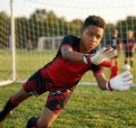 White latex palm gearx goal keeper gloves