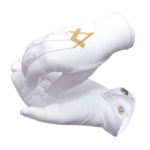 Masonic Glove gold