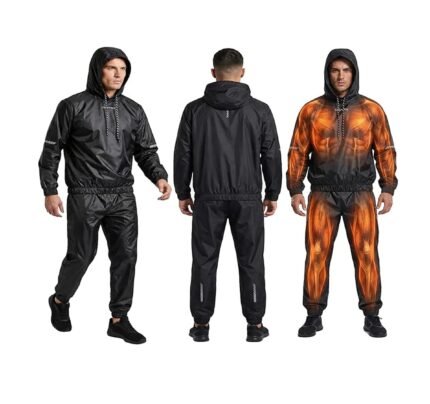 gearx sauna weight loss gym running track suit