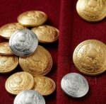 Round Buttons Scottish Prince Charlie Coat 22mm - Image 2